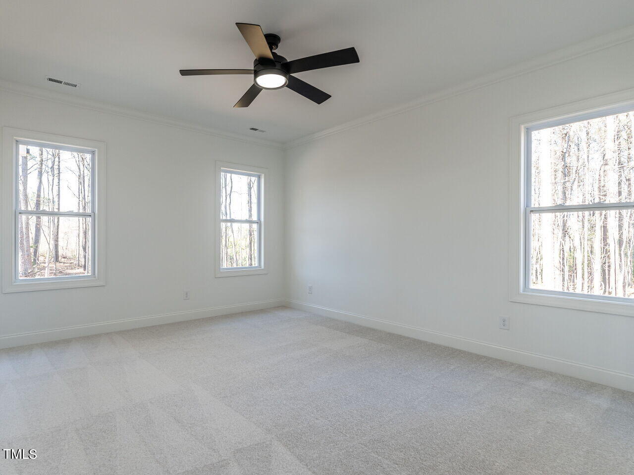 45 Tamaran Ct Spring Spring Hope, NC 27882 - Photo 19 of 37 an empty room with a window and a fan