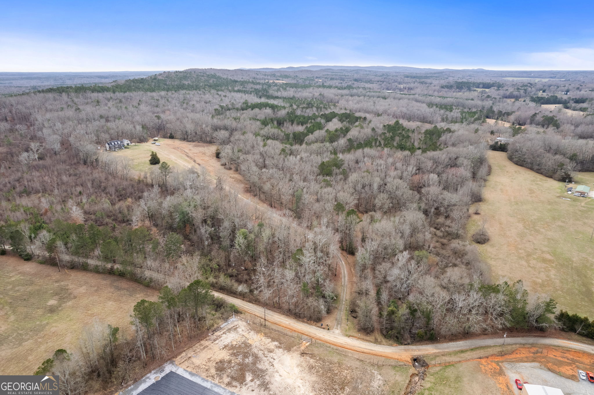 34.61-acres Walker Road Meansville, GA 30256 - Photo 4 of 19 a view of a dry yard with trees