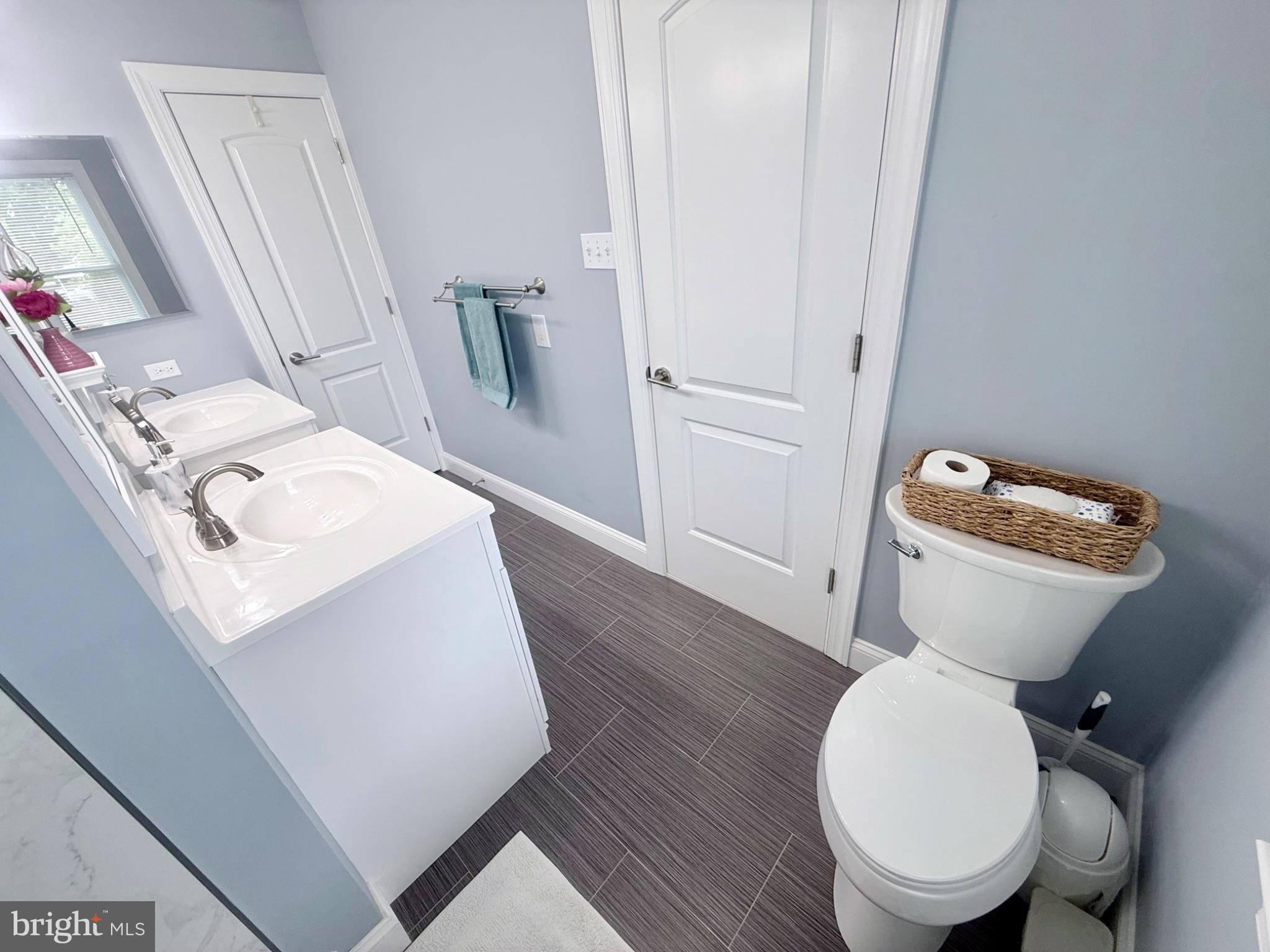 501 Stanford Road Fairless Hills, PA 19030 - Photo 46 of 87 Modern bathroom with serene hues.