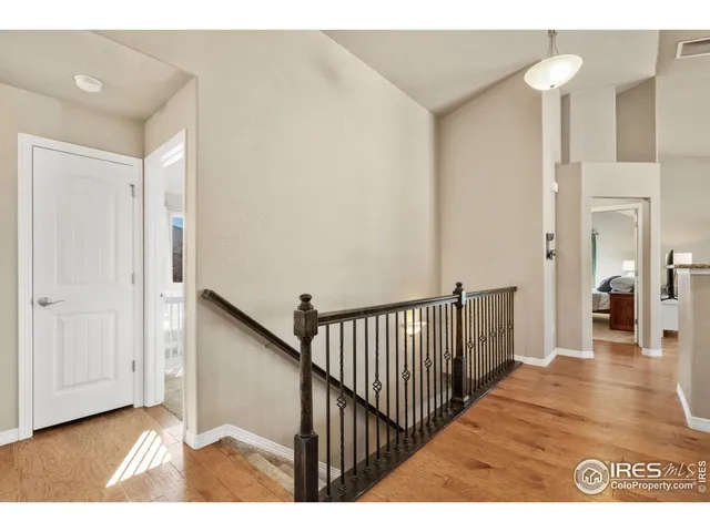 a view interior of a house with wooden floor and stairs