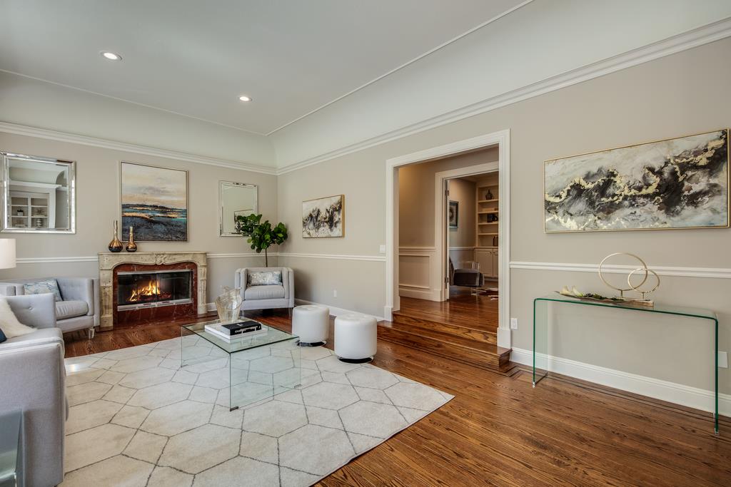 12385 Parker Ranch Road Saratoga, CA 95070 - Photo 12 of 50 a living room with furniture and wooden floor