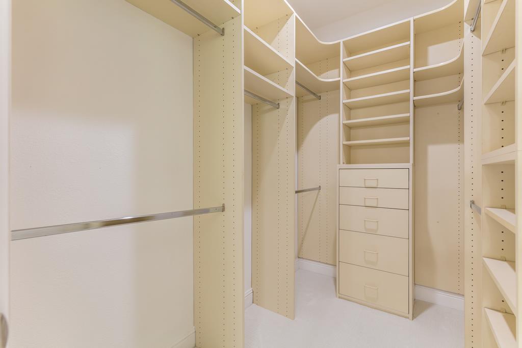 12385 Parker Ranch Road Saratoga, CA 95070 - Photo 48 of 50 a view of walk in closet with empty racks