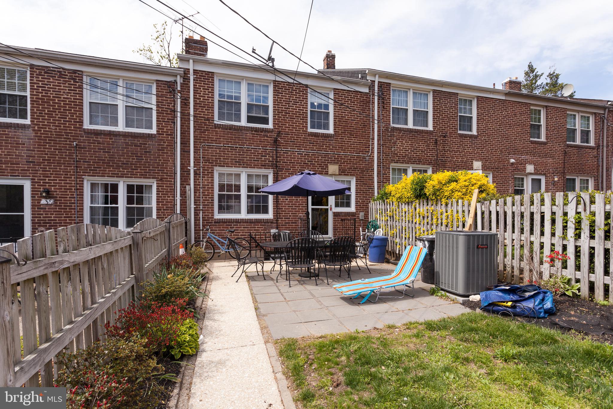 141 Stanmore Road Baltimore, MD 21212 - Photo 22 of 22 Lovely backyard patio with low maintenance!