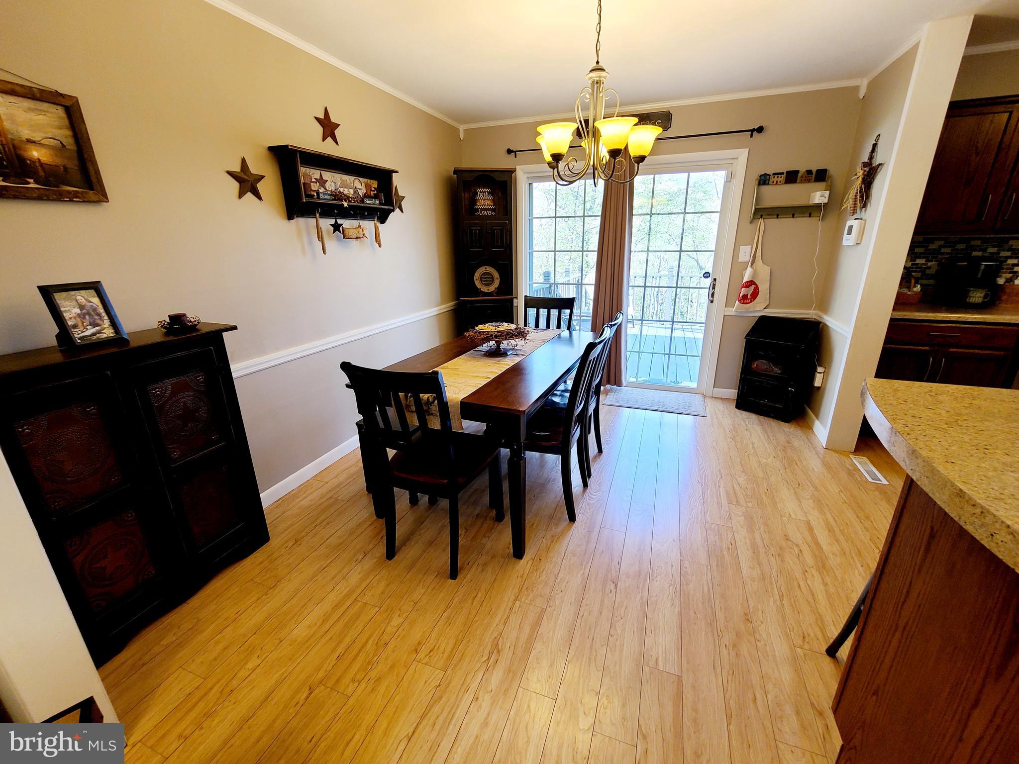 14803 Viewcrest Road Southwest Cumberland, MD 21502 - Photo 8 of 38 Dining area leads to rear deck