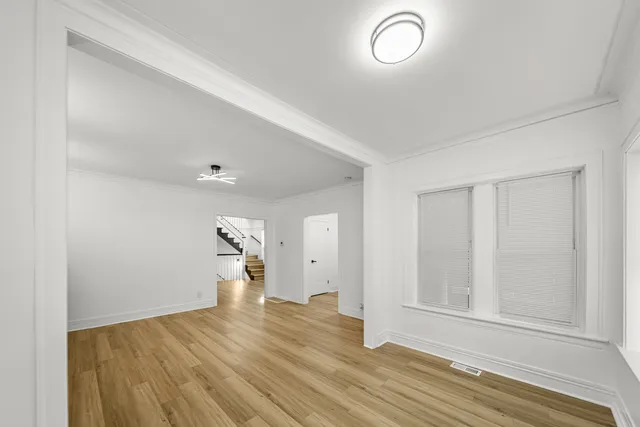 wooden floor in an empty room