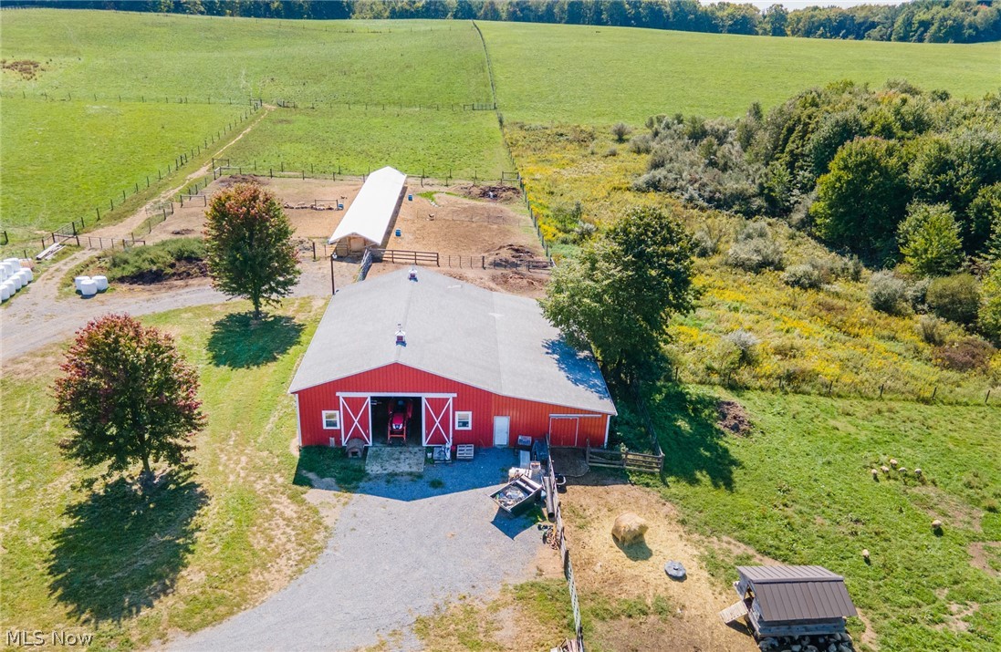 Depot Road Lisbon, OH 44432 - Photo 16 of 24 Bird's eye view featuring a rural view