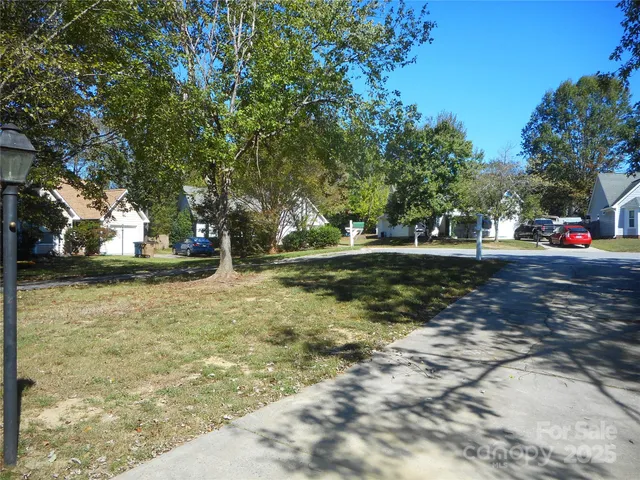 a view of yard with tree