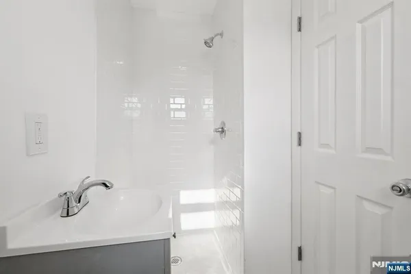 a bathroom with a sink