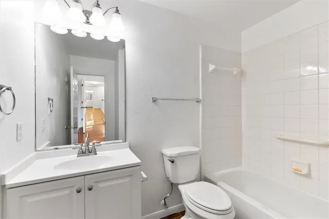 a view of small space with racks on the wall