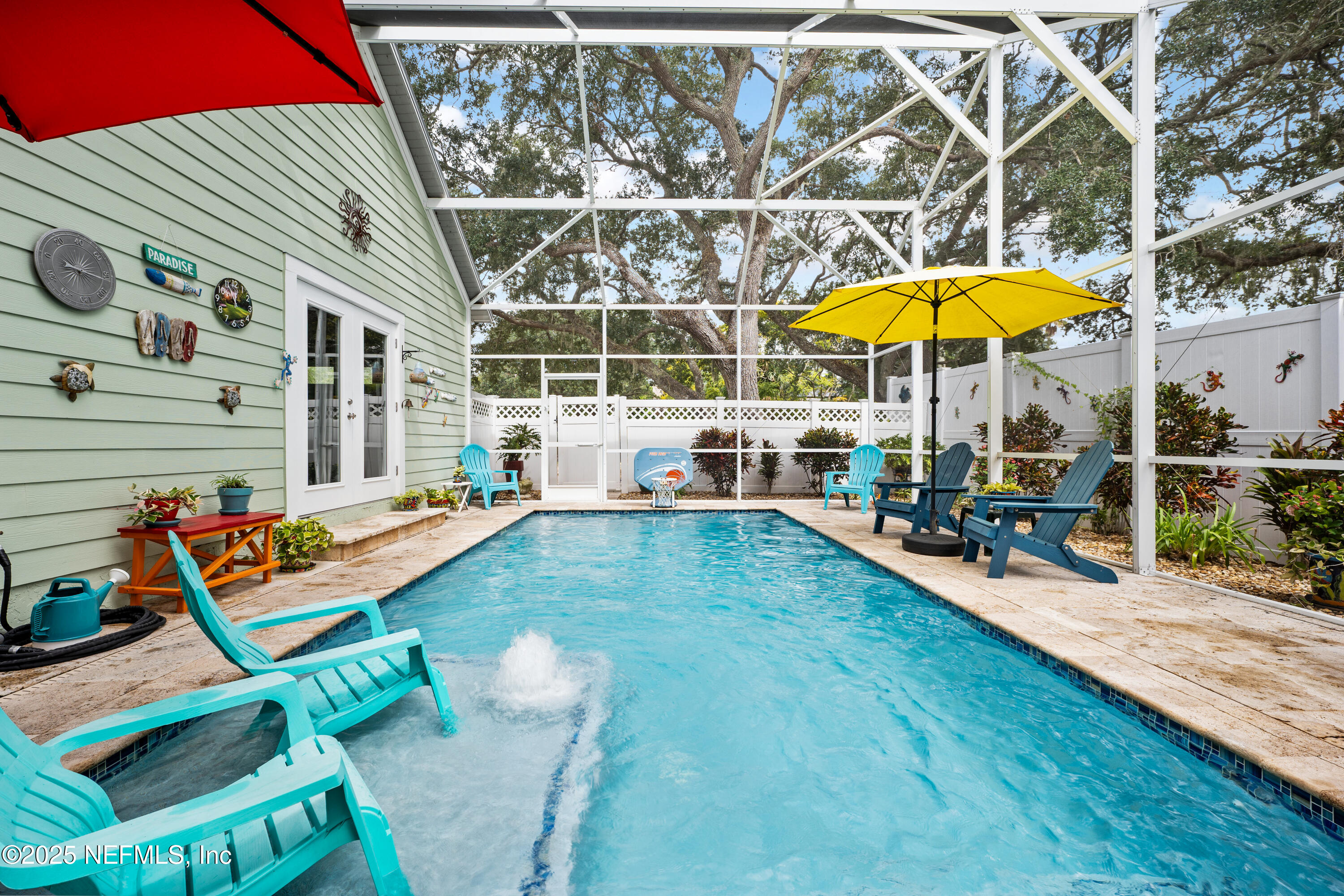 2500 Hydrangea Street St. Augustine, FL 32080 - Photo 36 of 56 swimming pool with outdoor seating