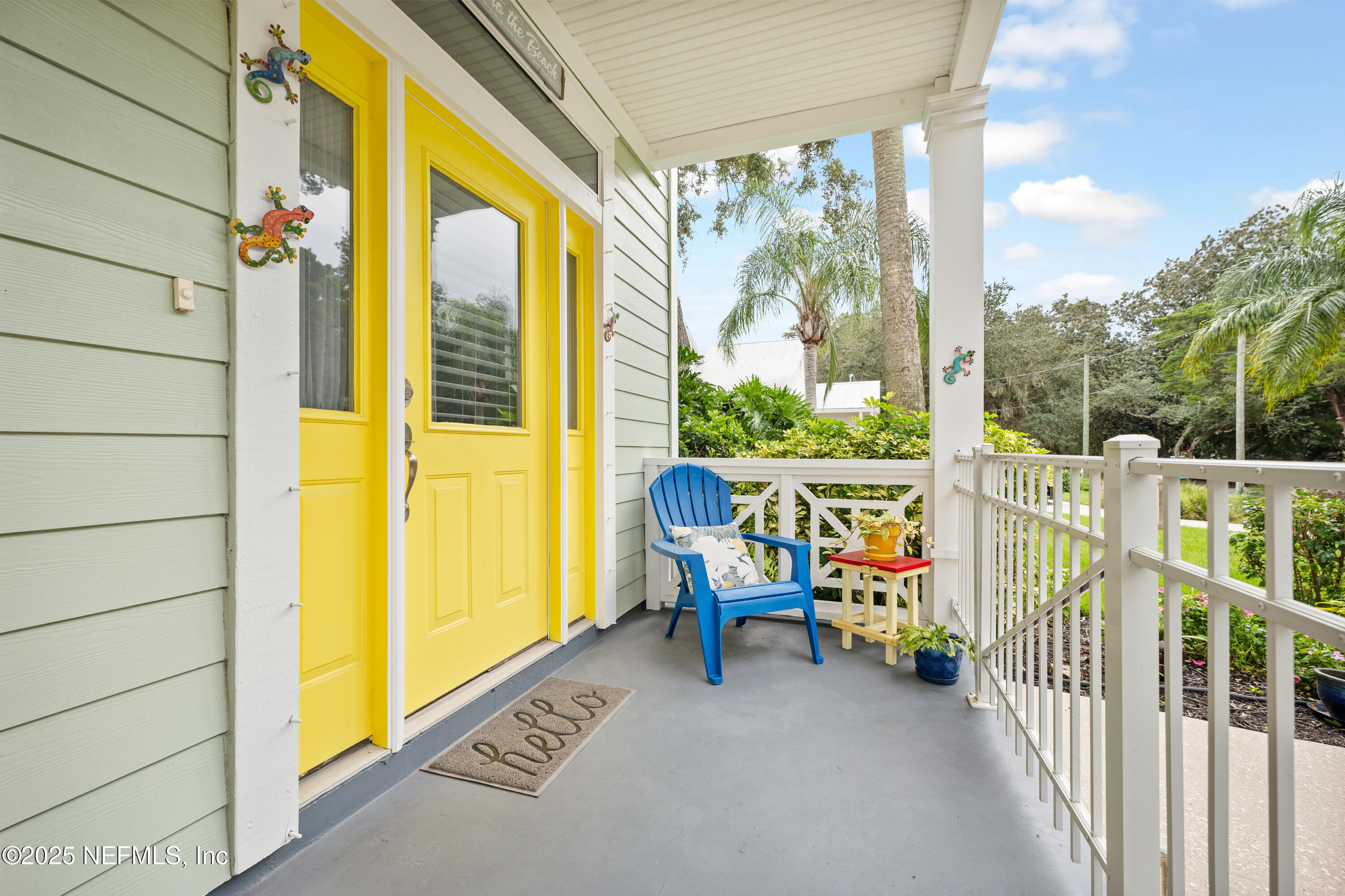 2500 Hydrangea Street St. Augustine, FL 32080 - Photo 44 of 56 a view of a porch with chairs