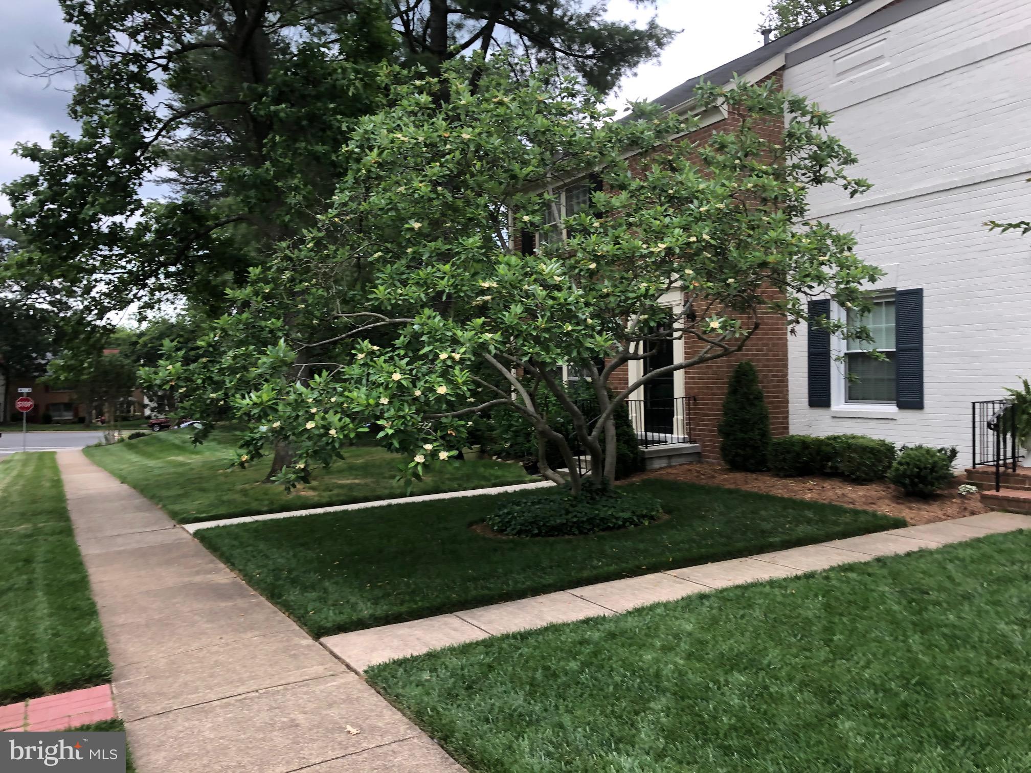 8244 Carrleigh Parkway Springfield, VA 22152 - Photo 25 of 25 a view of a white house with a yard