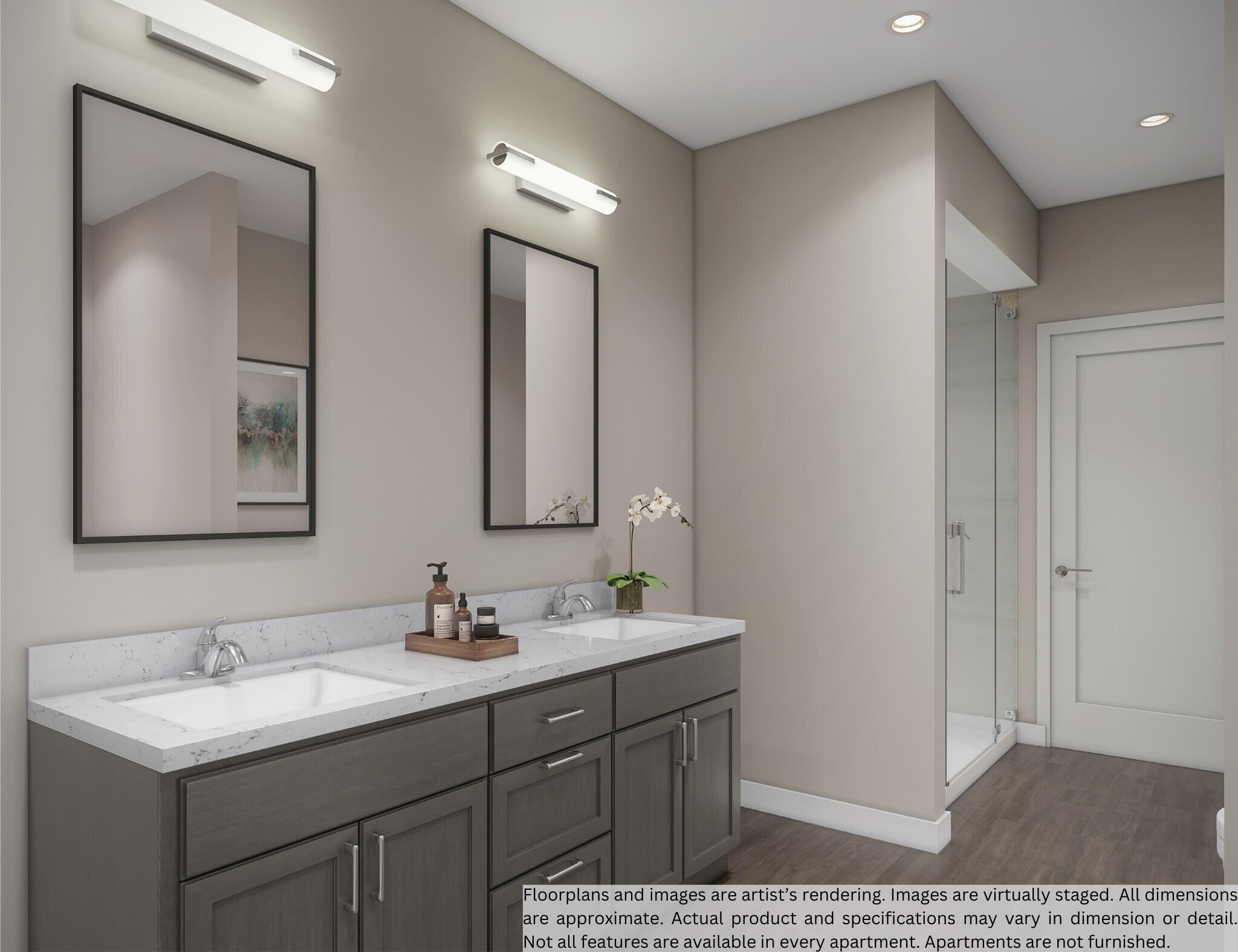 2645 Burton Road, Unit BLD 4 Ann Arbor, MI 48104 - Photo 4 of 41 Bathroom Rendering W Label