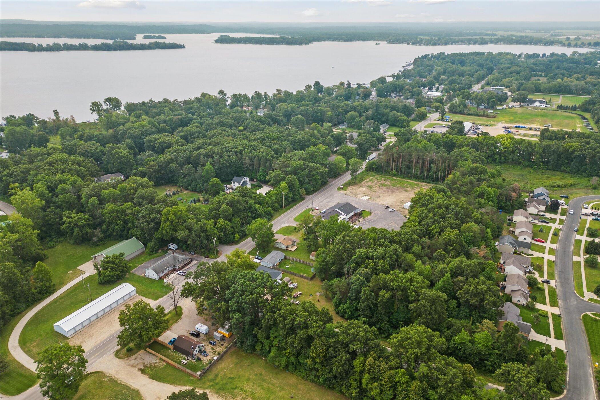 2654 South Patterson Road Wayland, MI 49348 - Photo 34 of 39 Aerial | Gun Lake