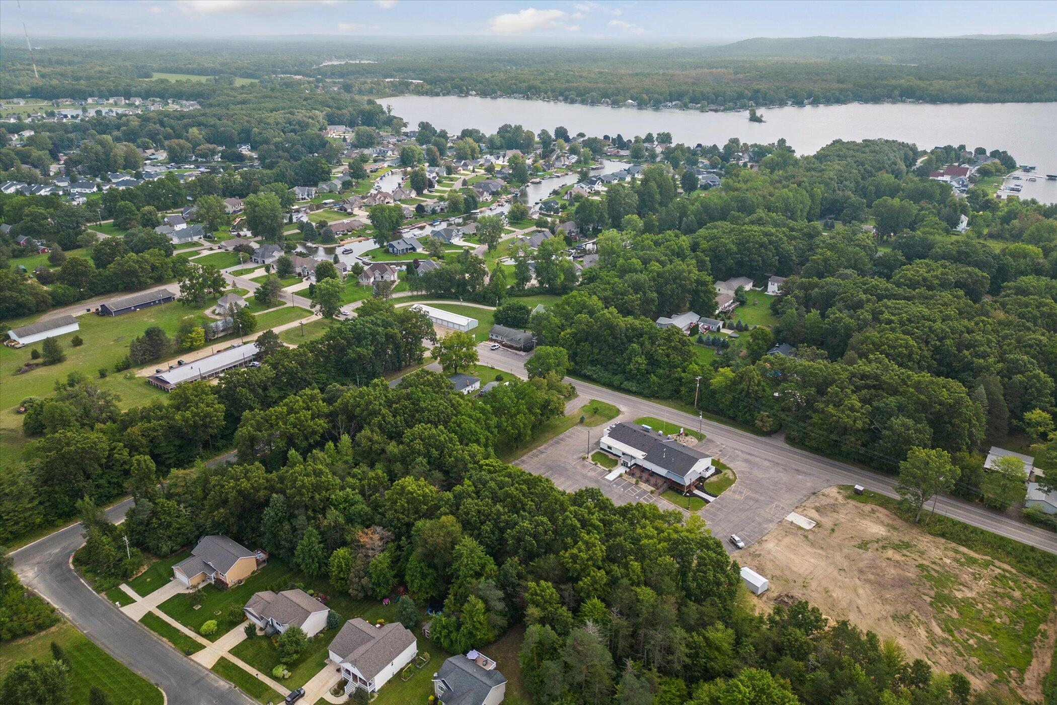 2654 South Patterson Road Wayland, MI 49348 - Photo 36 of 39 Aerial | Gun Lake
