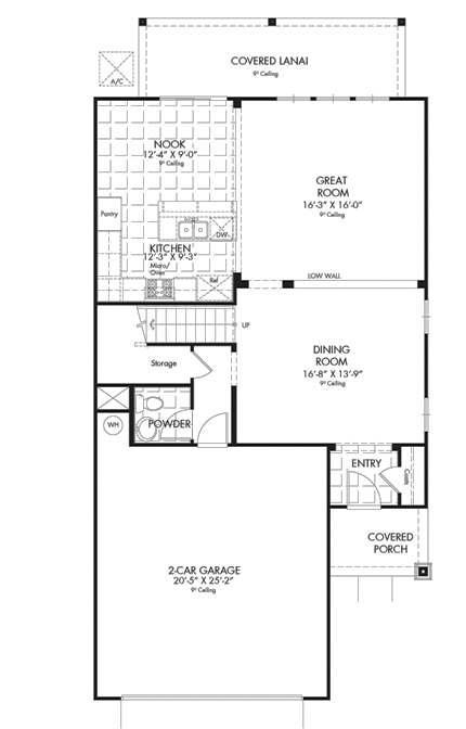 3890 Chasing Falls Road, Unit 30 Orange Park, FL 32065 - Photo 28 of 28 Oak Floorplan - First Floor