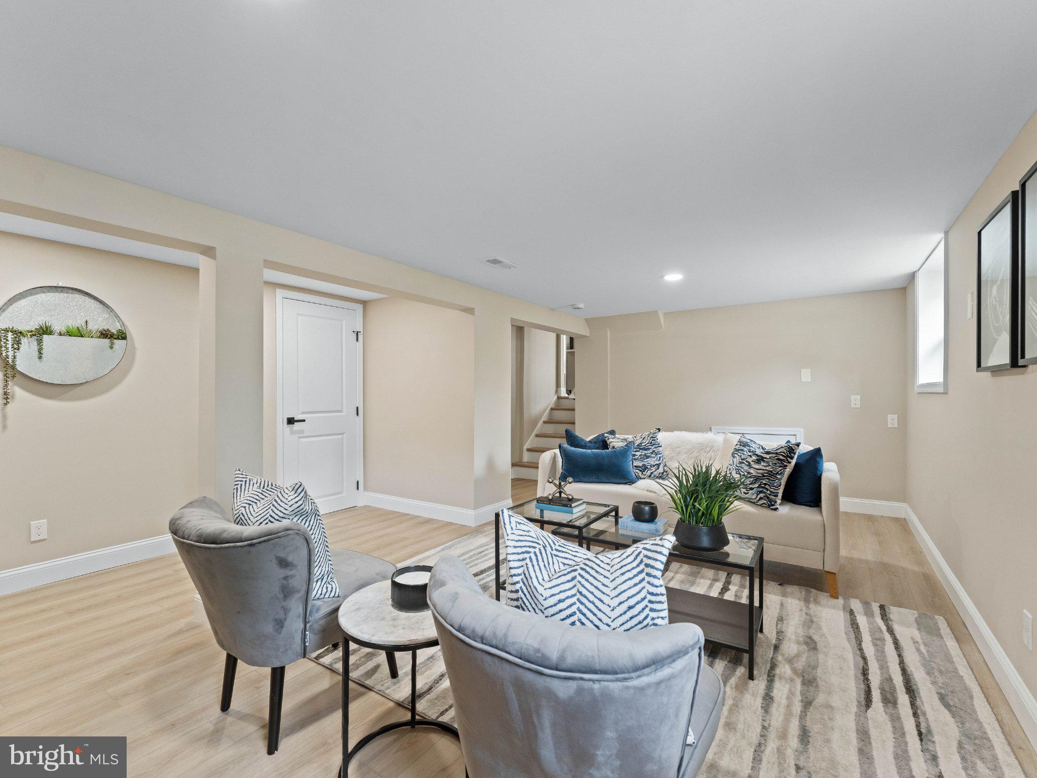 406 Yorkshire Road Cherry Hill, NJ 08034 - Photo 25 of 46 Bright and inviting basement retreat.
