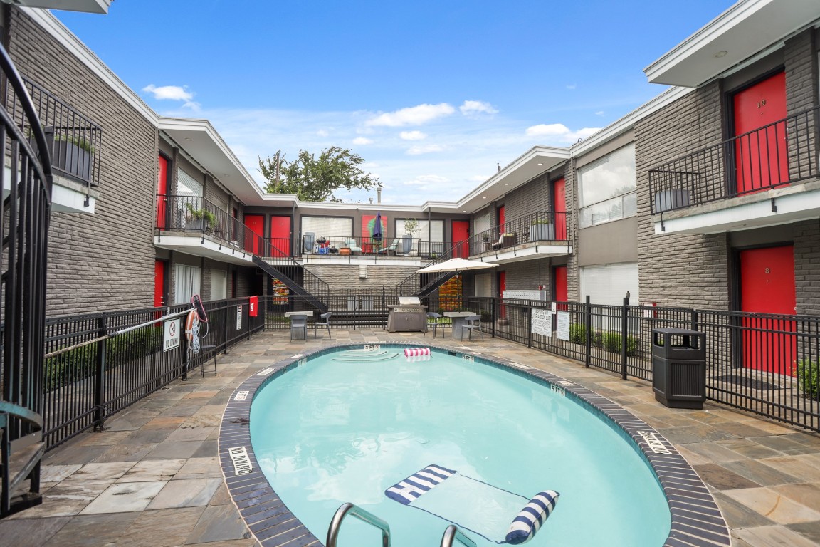 3602 Garrott Street, Unit 7 Houston, TX 77006 - Photo 31 of 34 Cool off in the pool steps away from your place.