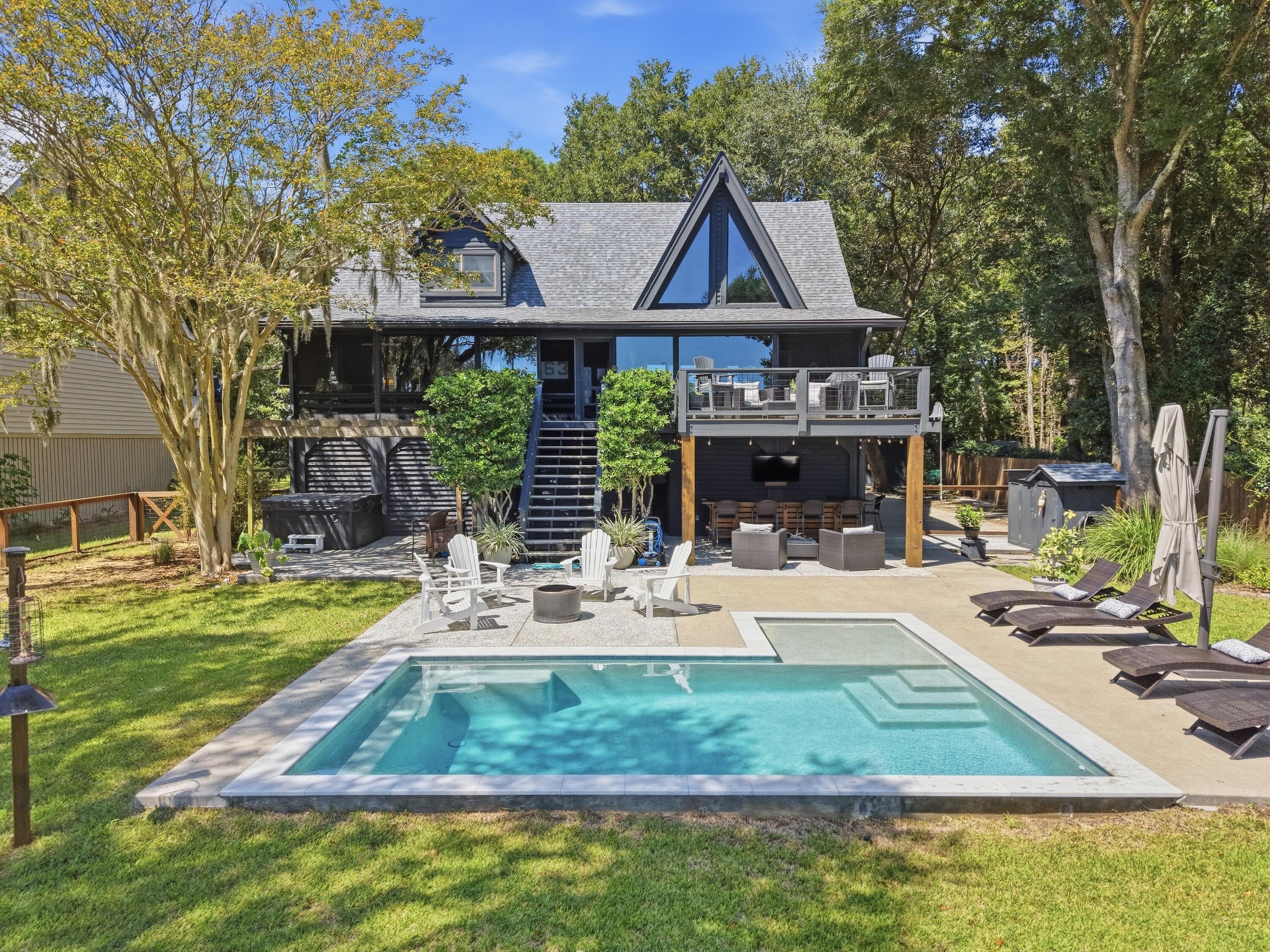 6827 Limehouse Road Awendaw, SC 29429 - Photo 81 of 85 pool/backyard