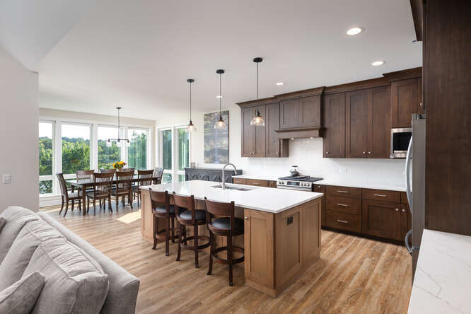 305 Leeward Way Ottawa, IL 61350 - Photo 18 of 53 a kitchen with lots of counter top space and dining table