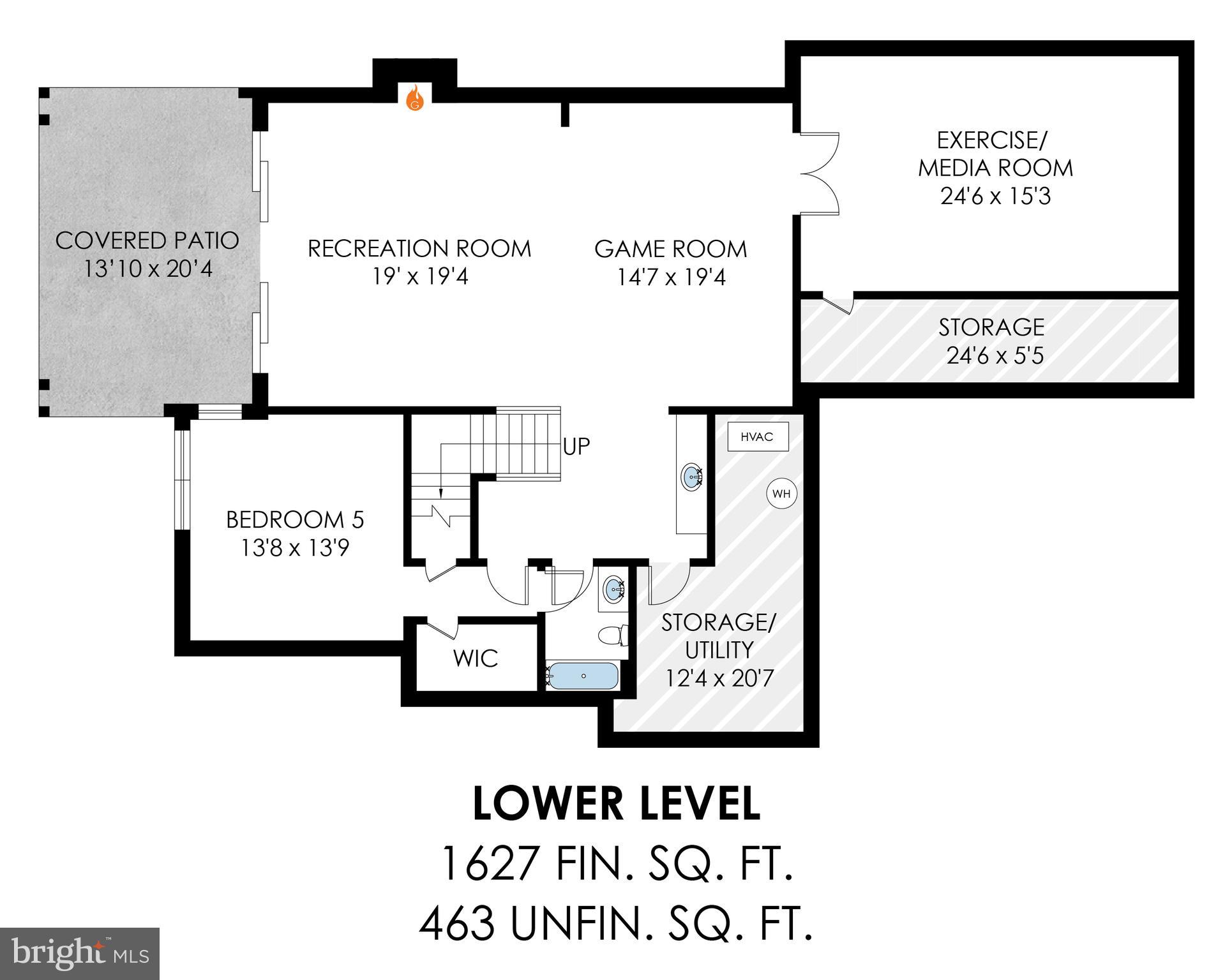 11214 B Stuart Mill Road Oakton, VA 22124 - Photo 13 of 13 Lower Level