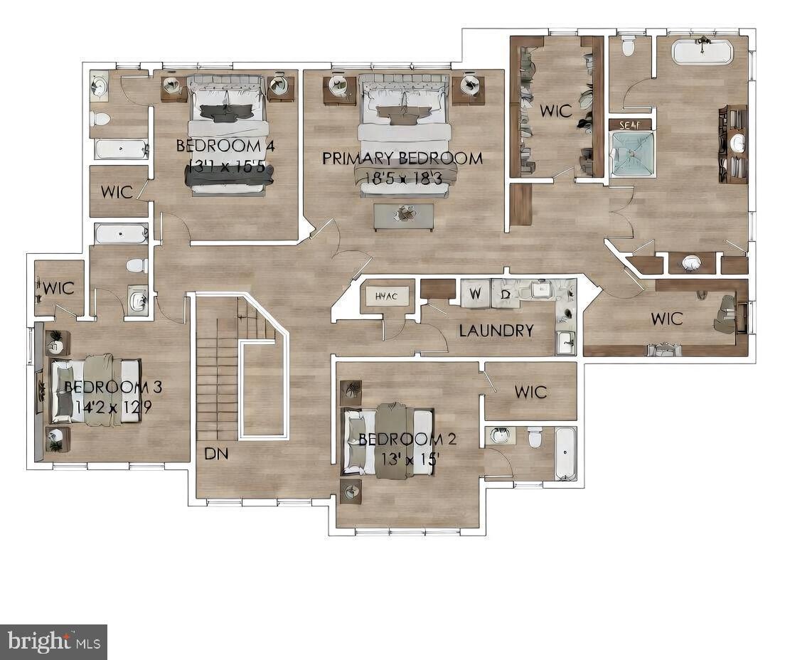 11214 B Stuart Mill Road Oakton, VA 22124 - Photo 9 of 13 Upper Level