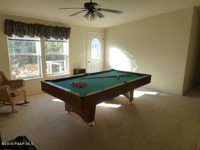 3893 Verde Road Ash Fork, AZ 86320 - Photo 29 of 33 a room with pool table and windows