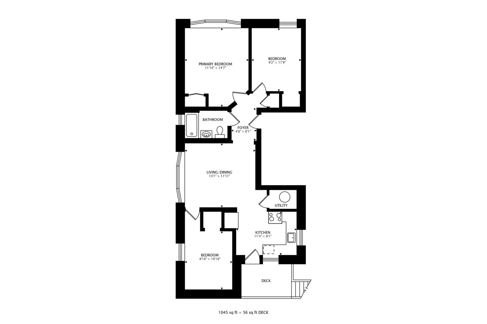 5000 South Champlain Avenue, Unit 3 Chicago, IL 60615 - Photo 17 of 17 a picture of floor plan