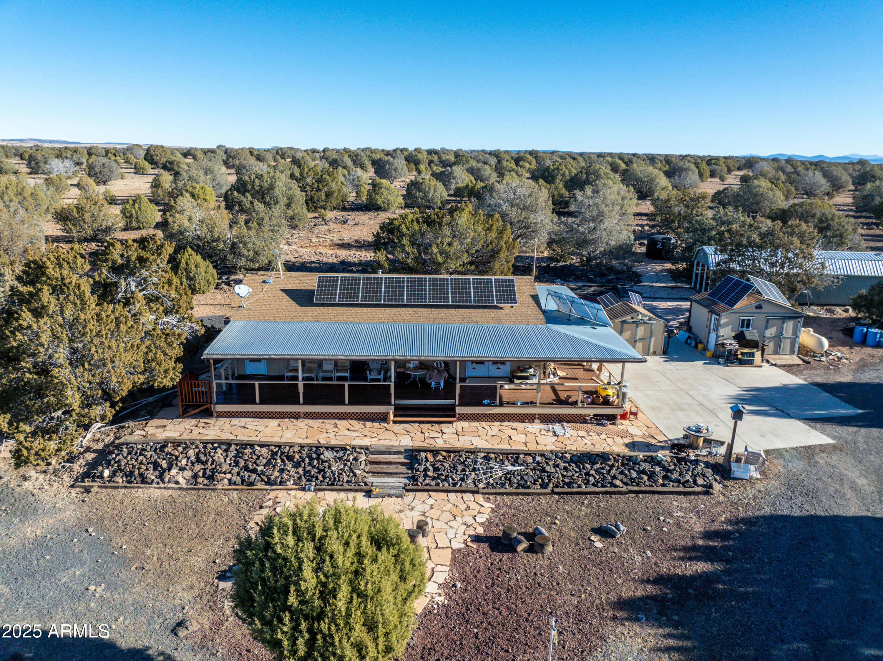10777 West Raging Crab Road Seligman, AZ 86337 - Photo 41 of 45 Aerial front