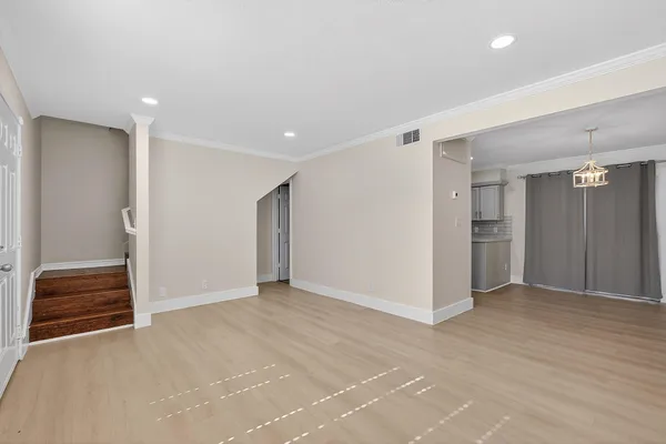 a view of an empty room