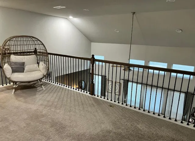 a view of livingroom with furniture and windows