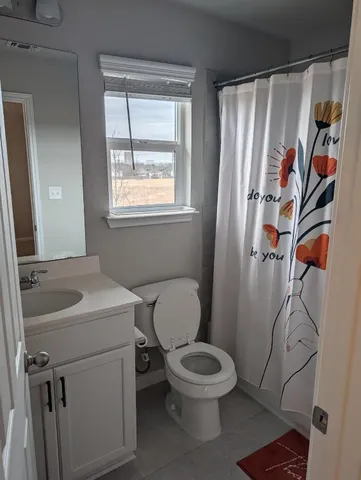 a room with furniture