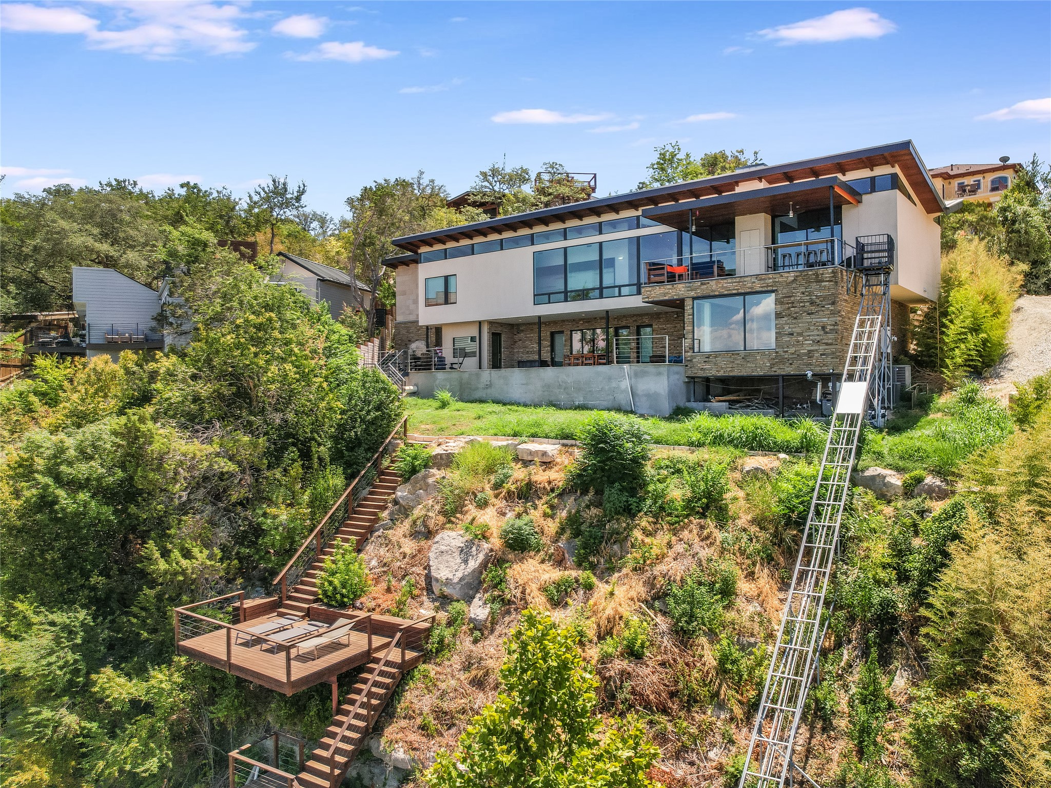 1500 Buffalo Gap Road Austin, TX 78734 - Photo 37 of 38 a view of a house with roof deck