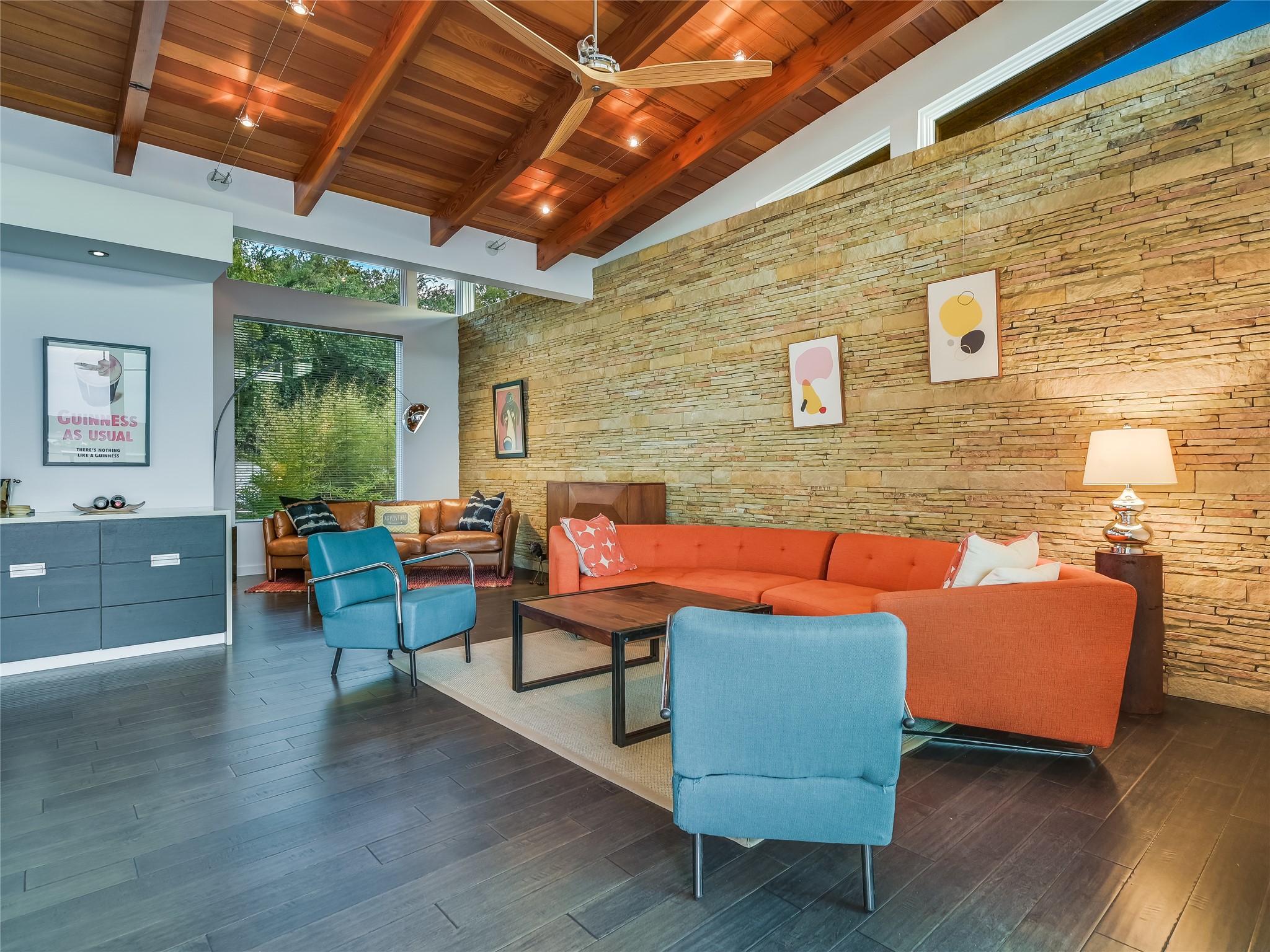 1500 Buffalo Gap Road Austin, TX 78734 - Photo 5 of 38 a outdoor living space with furniture and wooden floor