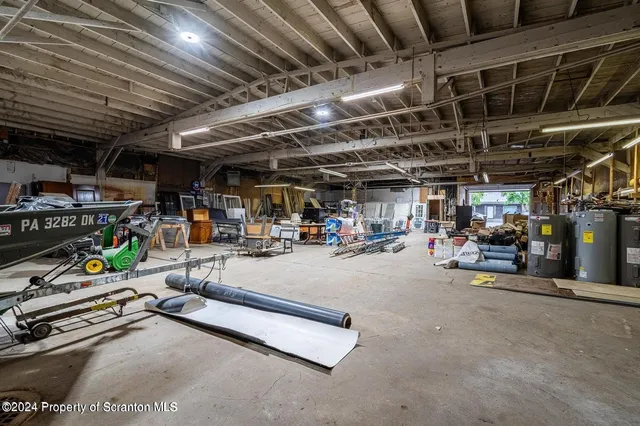 a view of parking garage with