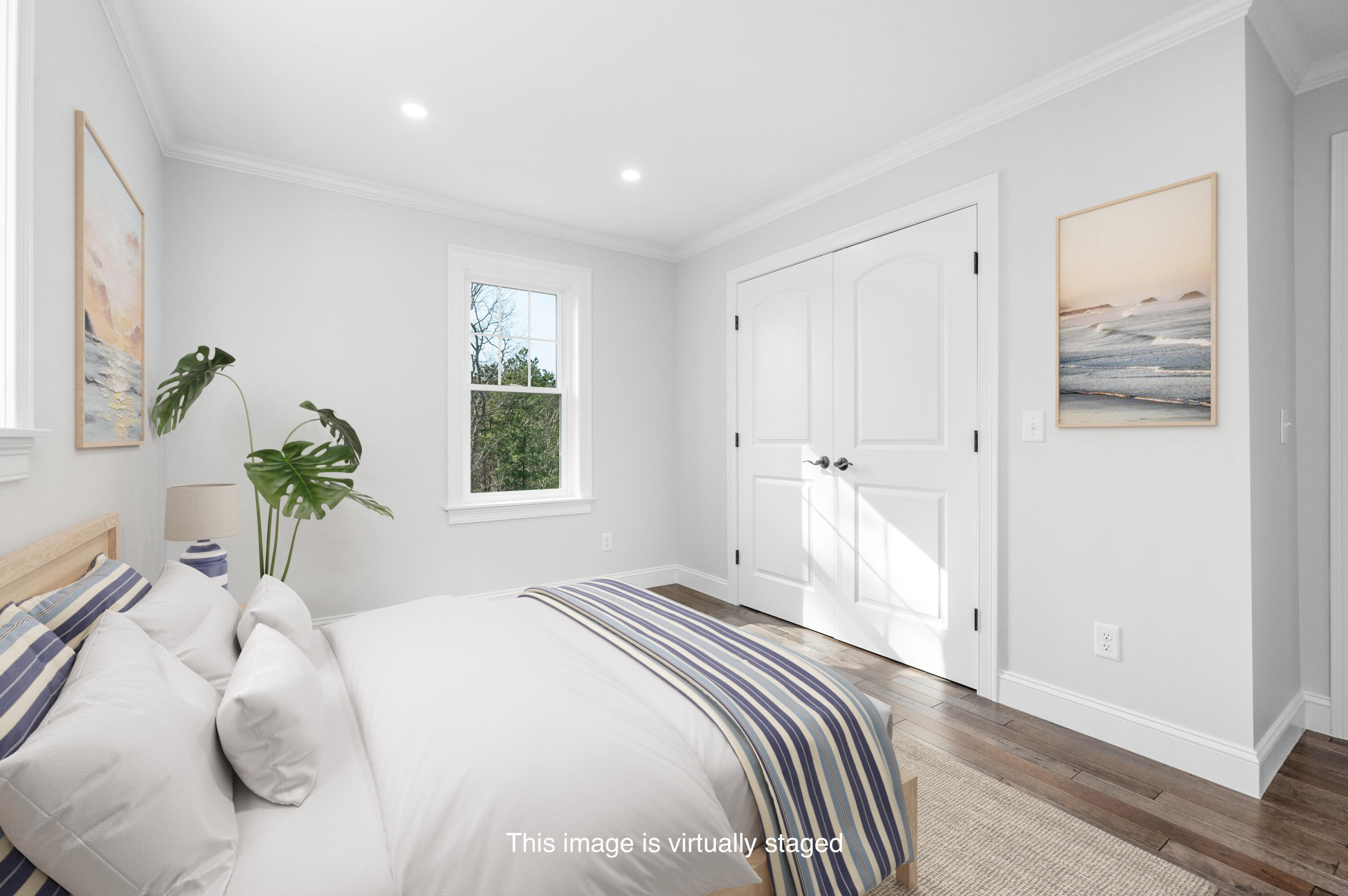 17 Silver Leaf Lane Mashpee, MA 02649 - Photo 22 of 33 17 Silver Leaf Staged Guest Bedroom Rear