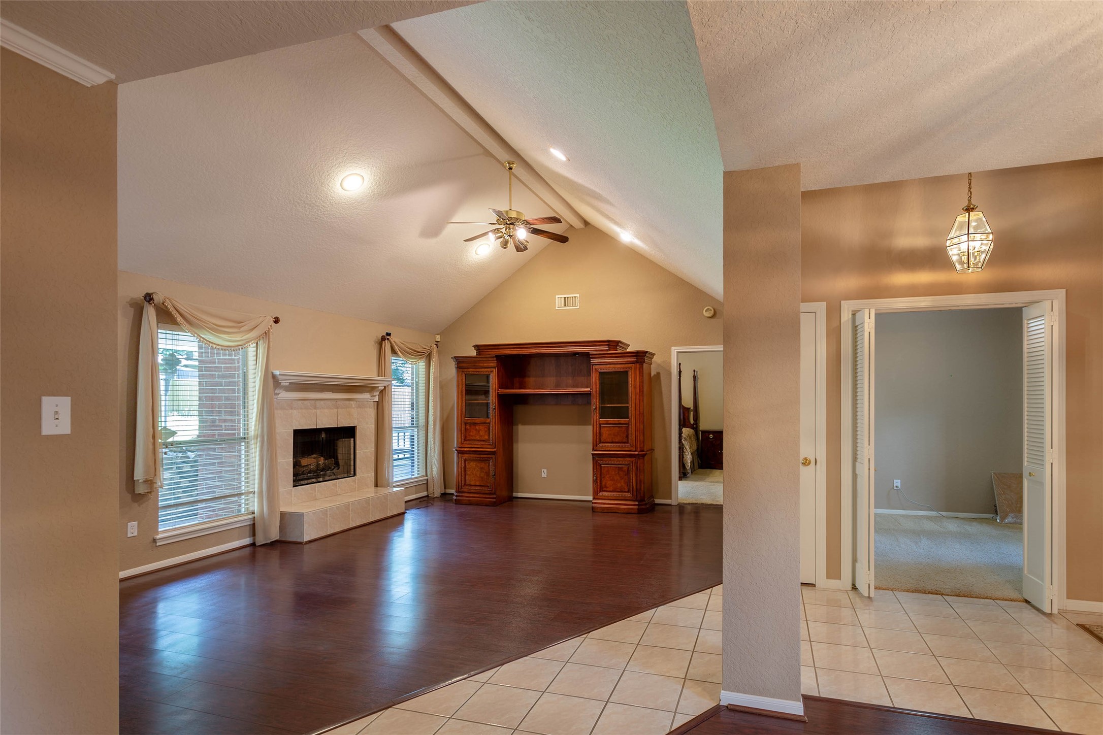 217 Tupelo Lane Conroe, TX 77304 - Photo 7 of 26 Living Room From Kitchen
