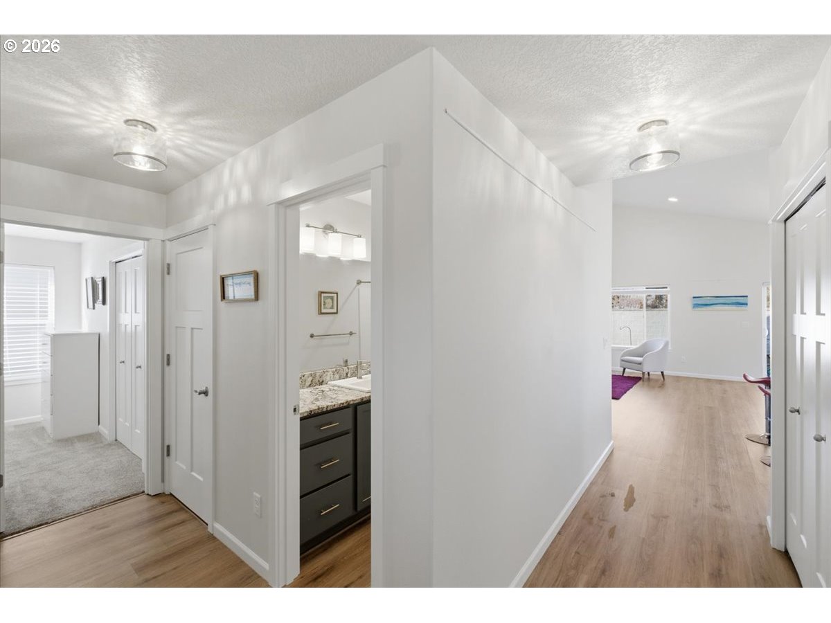 2046 Southeast Academy Street Dallas, OR 97338 - Photo 33 of 47 a bathroom with a shower sink and mirror