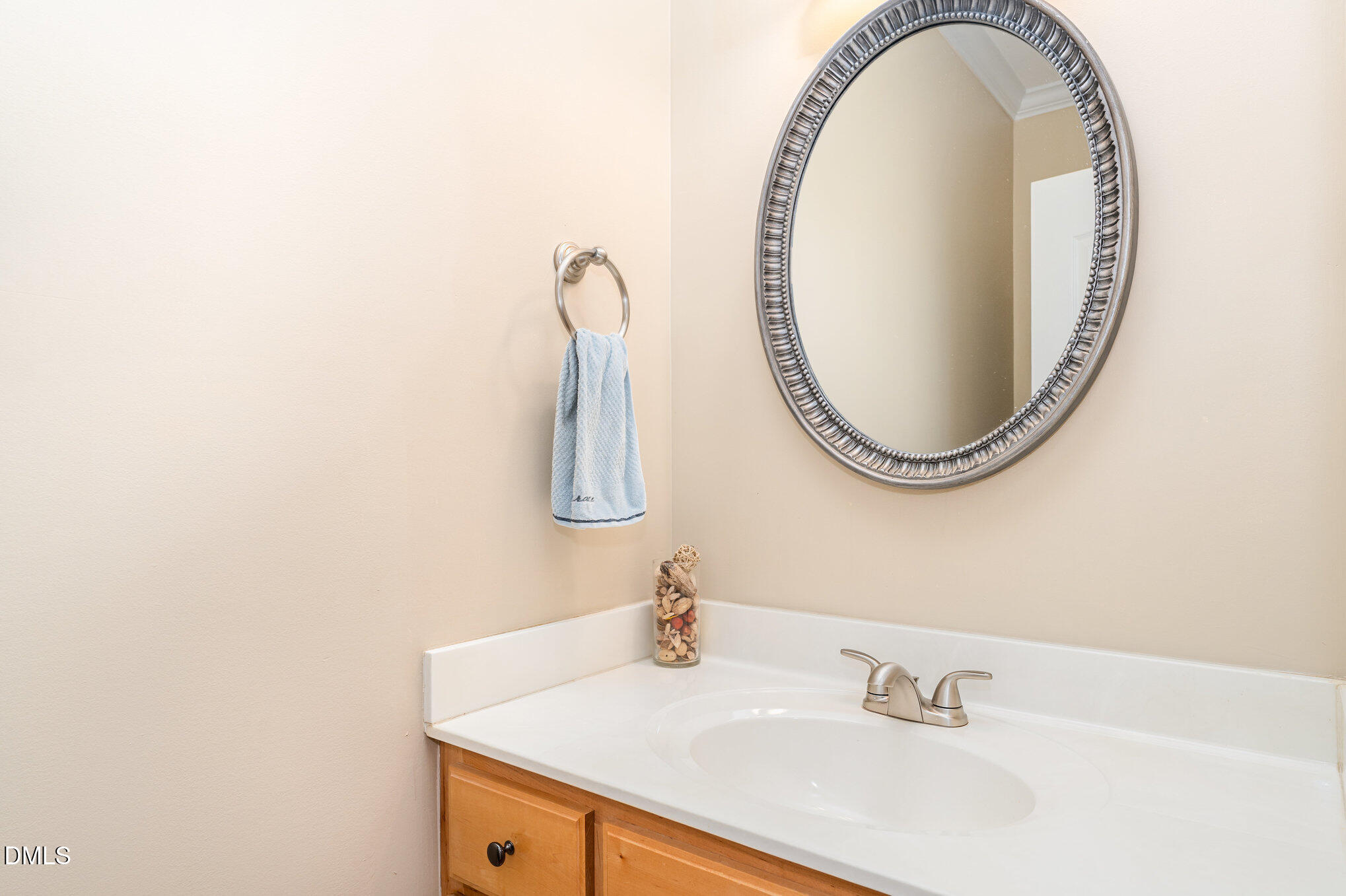 272 Travel Lite Drive Raleigh, NC 27603 - Photo 10 of 30 a bathroom with a sink and a mirror