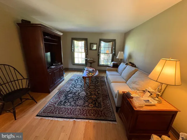 a room with furniture