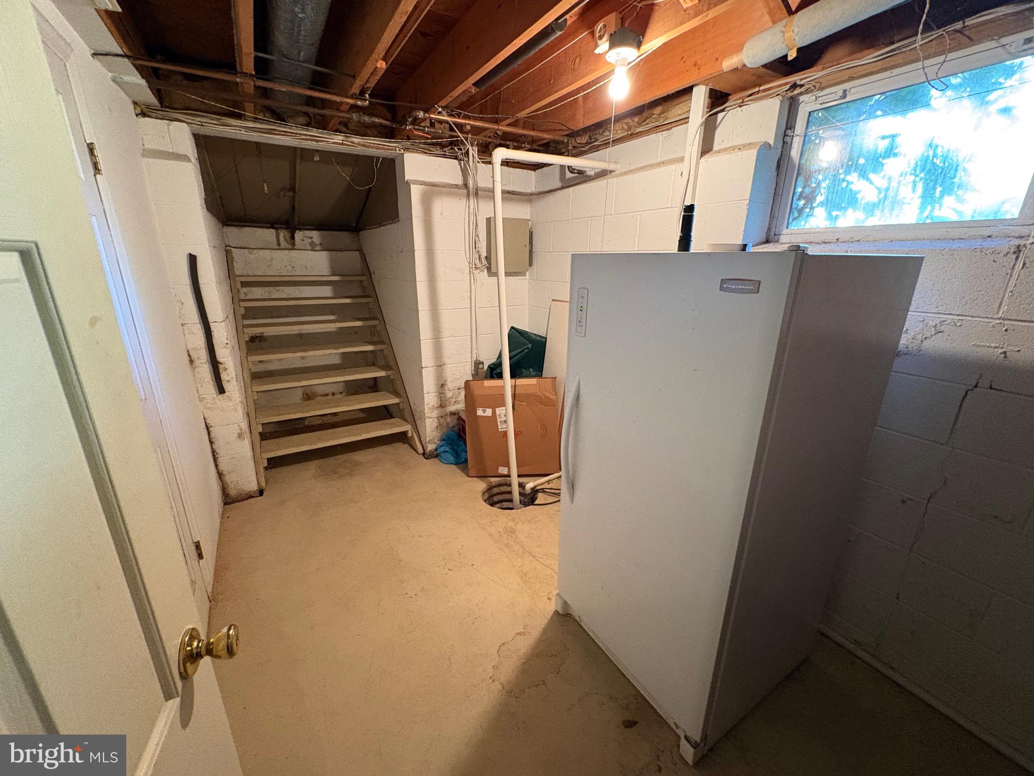 4503 Crosswicks Hamilton Square Road Robbinsville, NJ 08691 - Photo 19 of 44 a view of storage and utility room with stairs