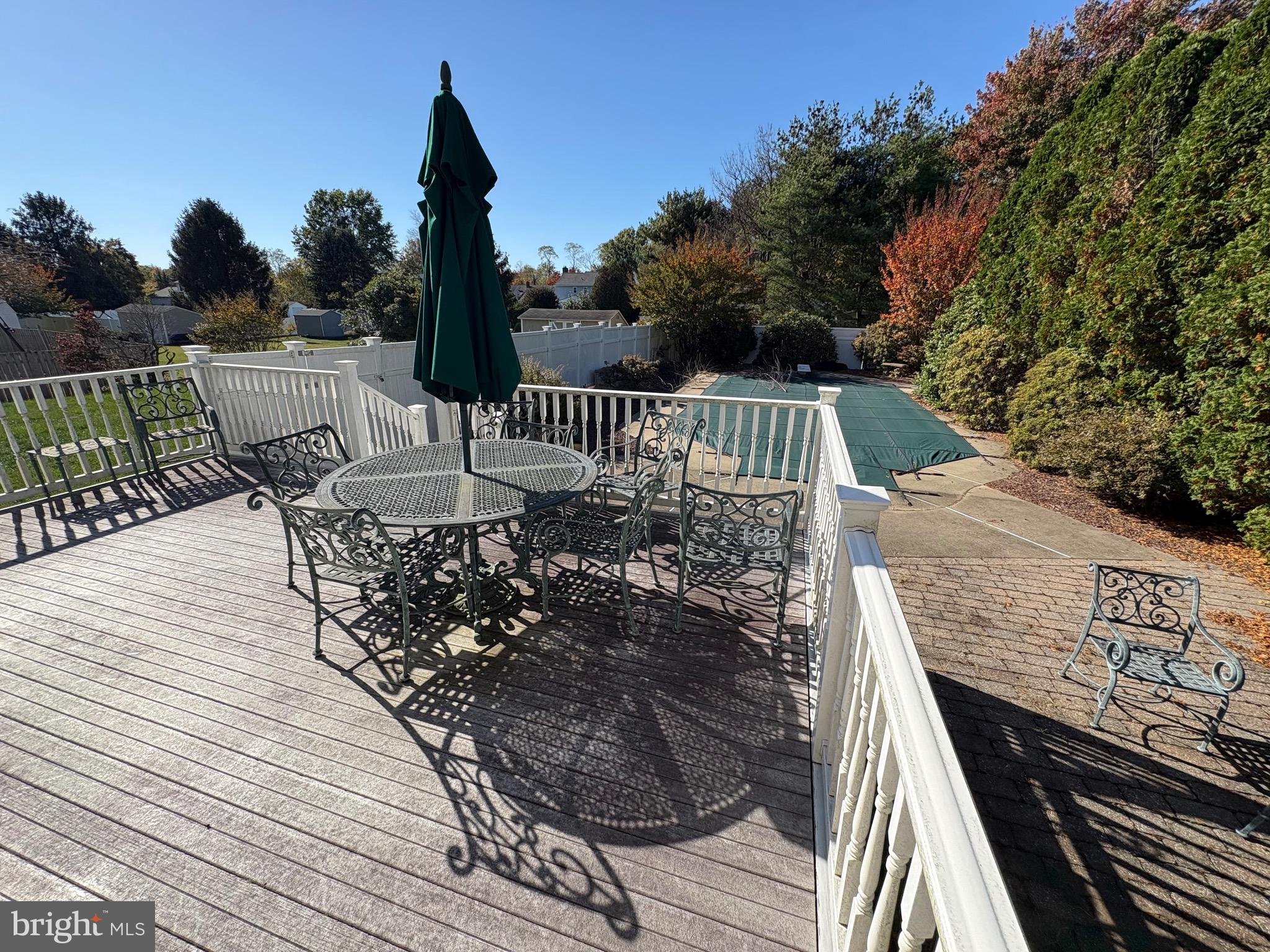 4503 Crosswicks Hamilton Square Road Robbinsville, NJ 08691 - Photo 27 of 44 a view of balcony with furniture