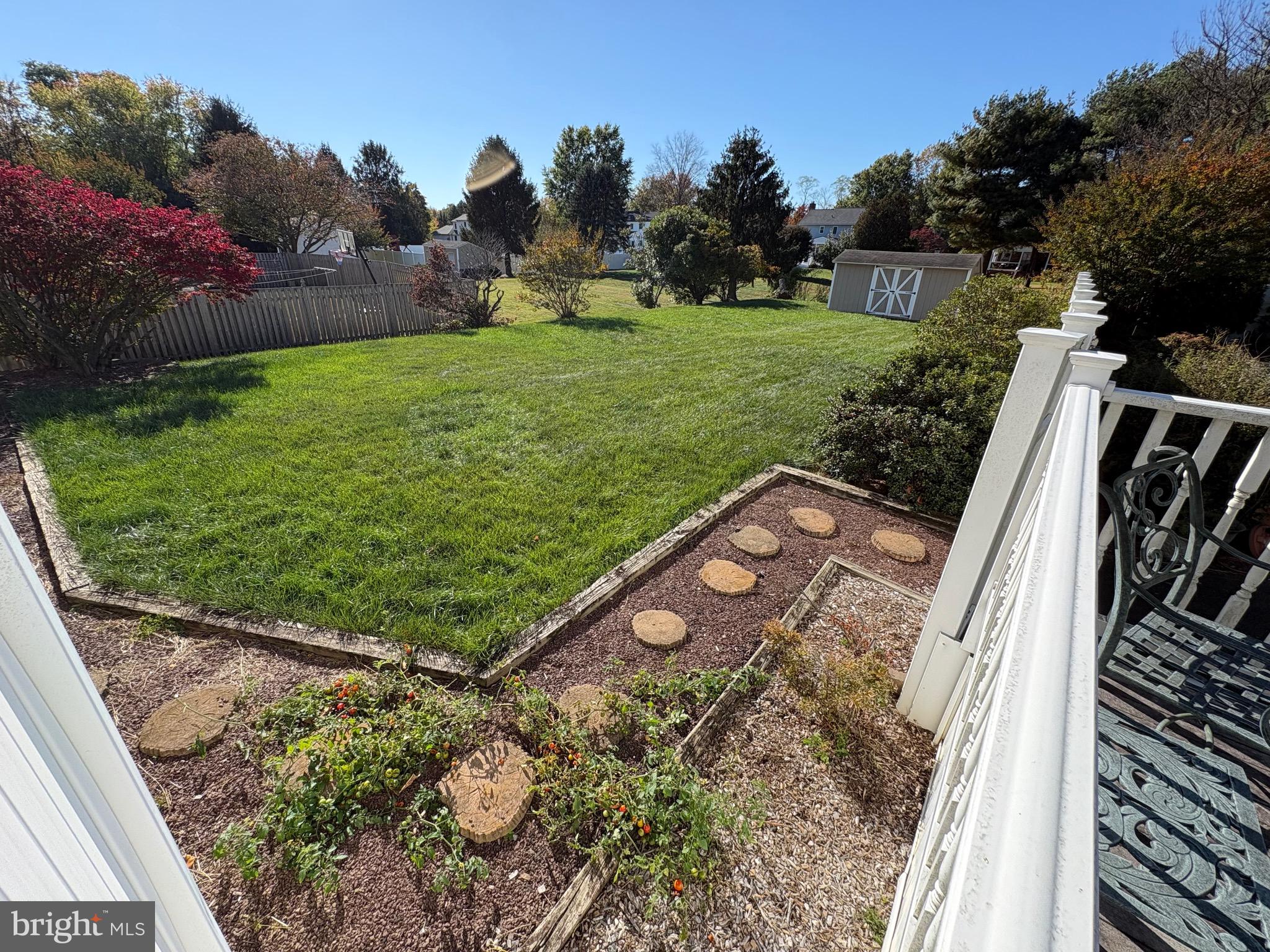 4503 Crosswicks Hamilton Square Road Robbinsville, NJ 08691 - Photo 41 of 44 a view of a backyard with pathway