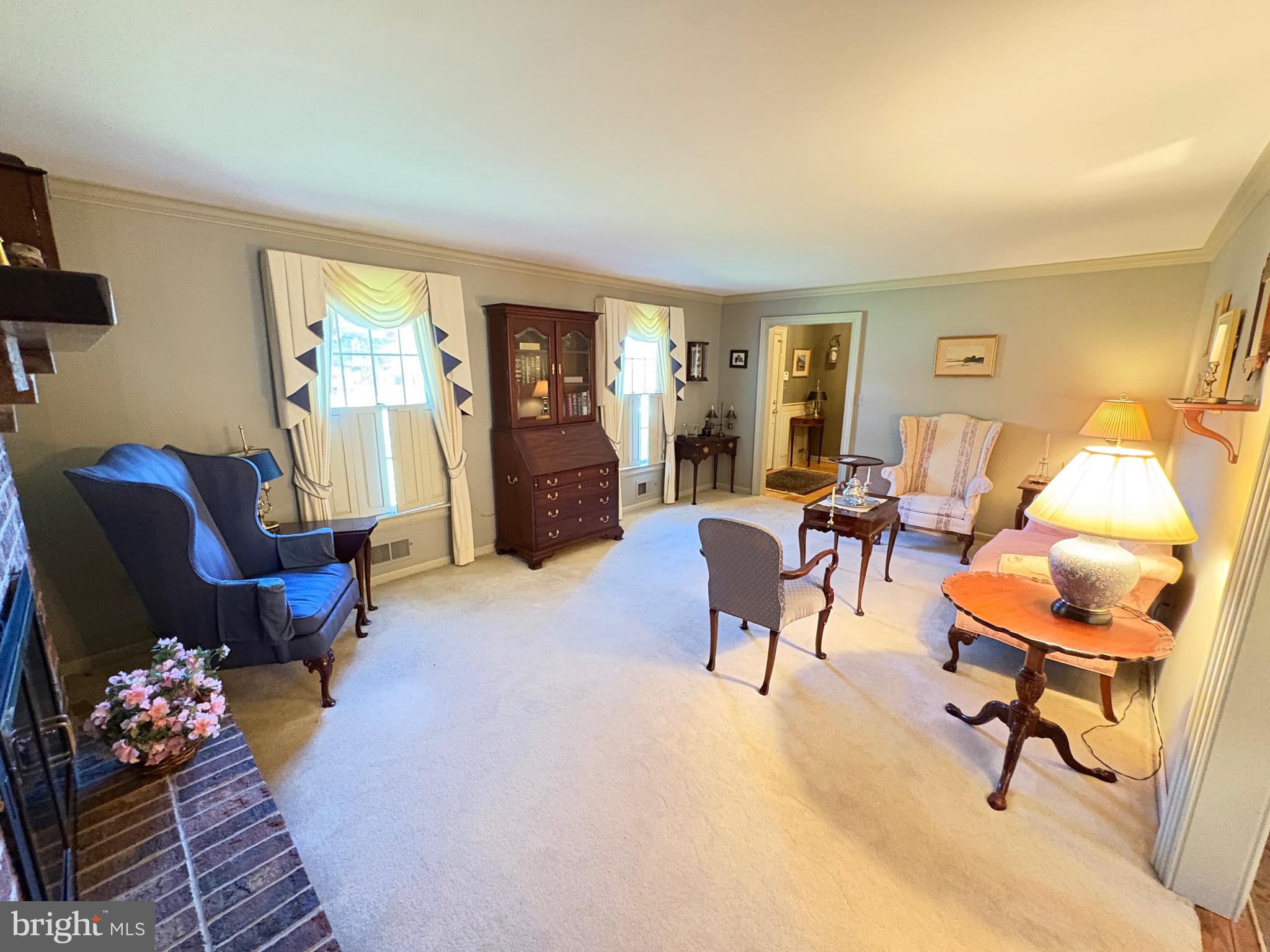 4503 Crosswicks Hamilton Square Road Robbinsville, NJ 08691 - Photo 42 of 44 a living room with furniture and wooden floor