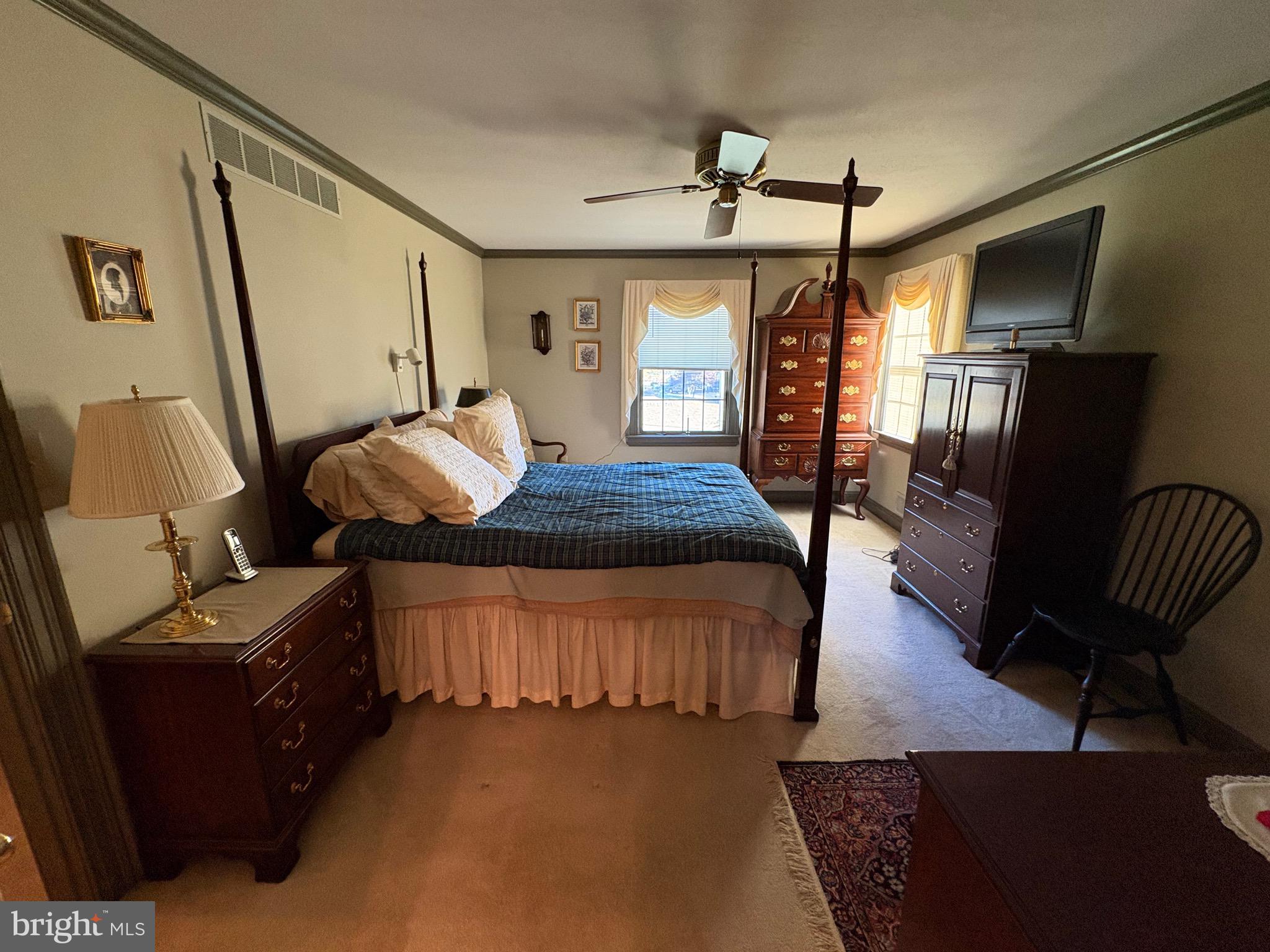 4503 Crosswicks Hamilton Square Road Robbinsville, NJ 08691 - Photo 5 of 44 a bedroom with furniture and a window