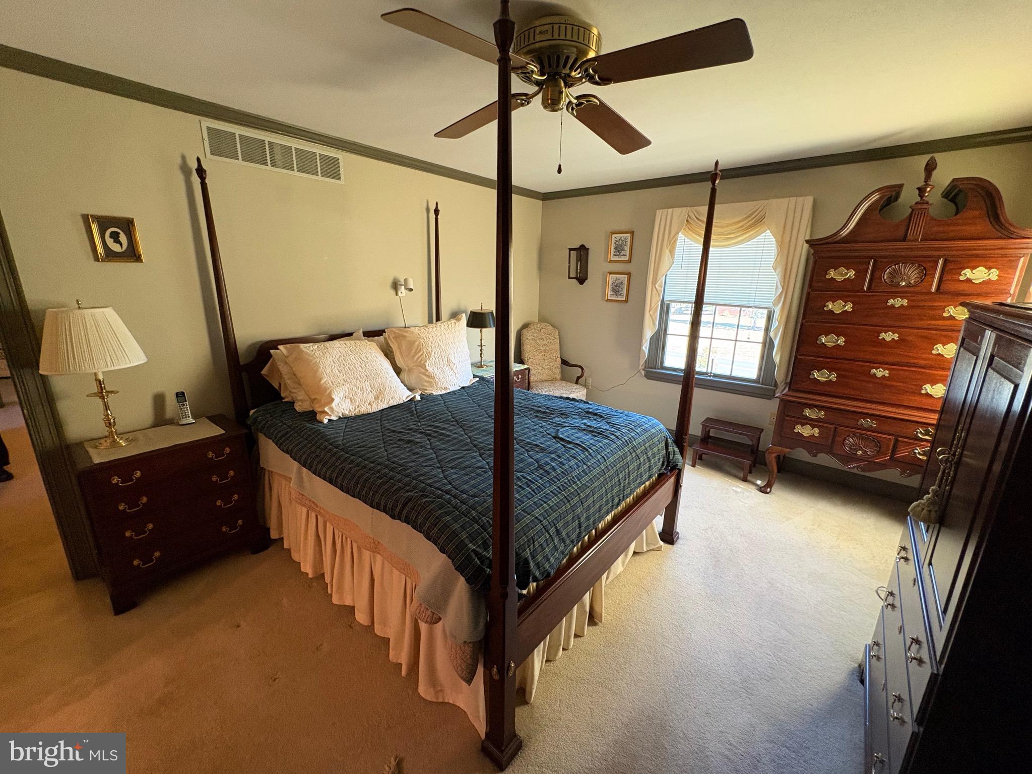 4503 Crosswicks Hamilton Square Road Robbinsville, NJ 08691 - Photo 6 of 44 a bed room with a bed window and a mirror