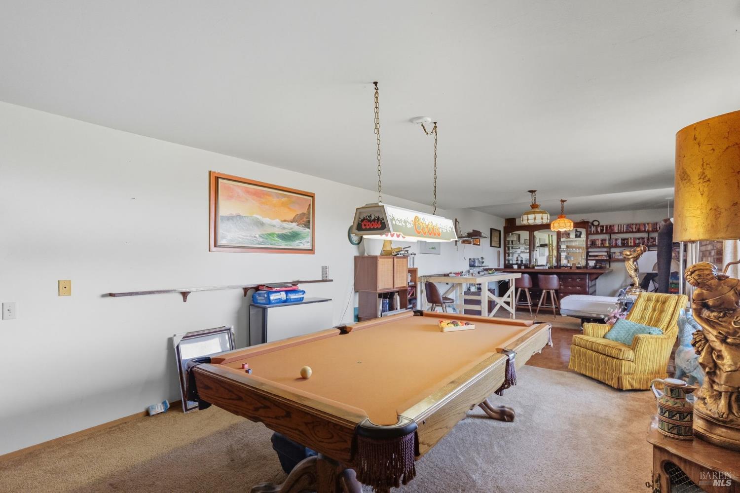 1 Green Point Lane Novato, CA 94945 - Photo 29 of 33 Bar with dancefloor & pool table