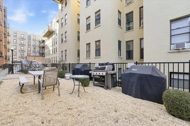 a view of a building with many windows