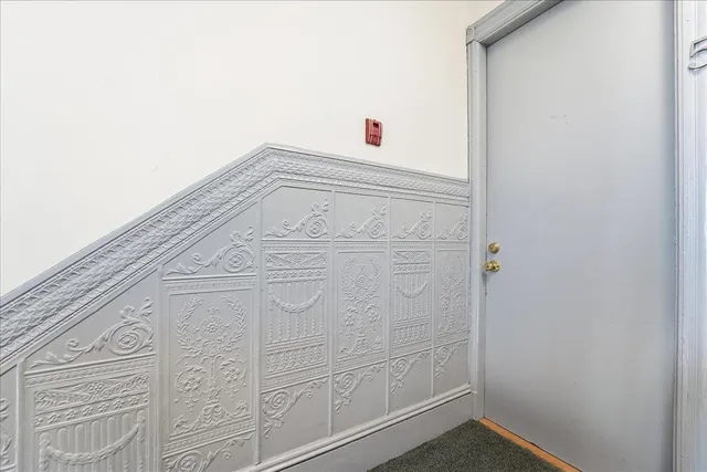 a car parked in front of a building