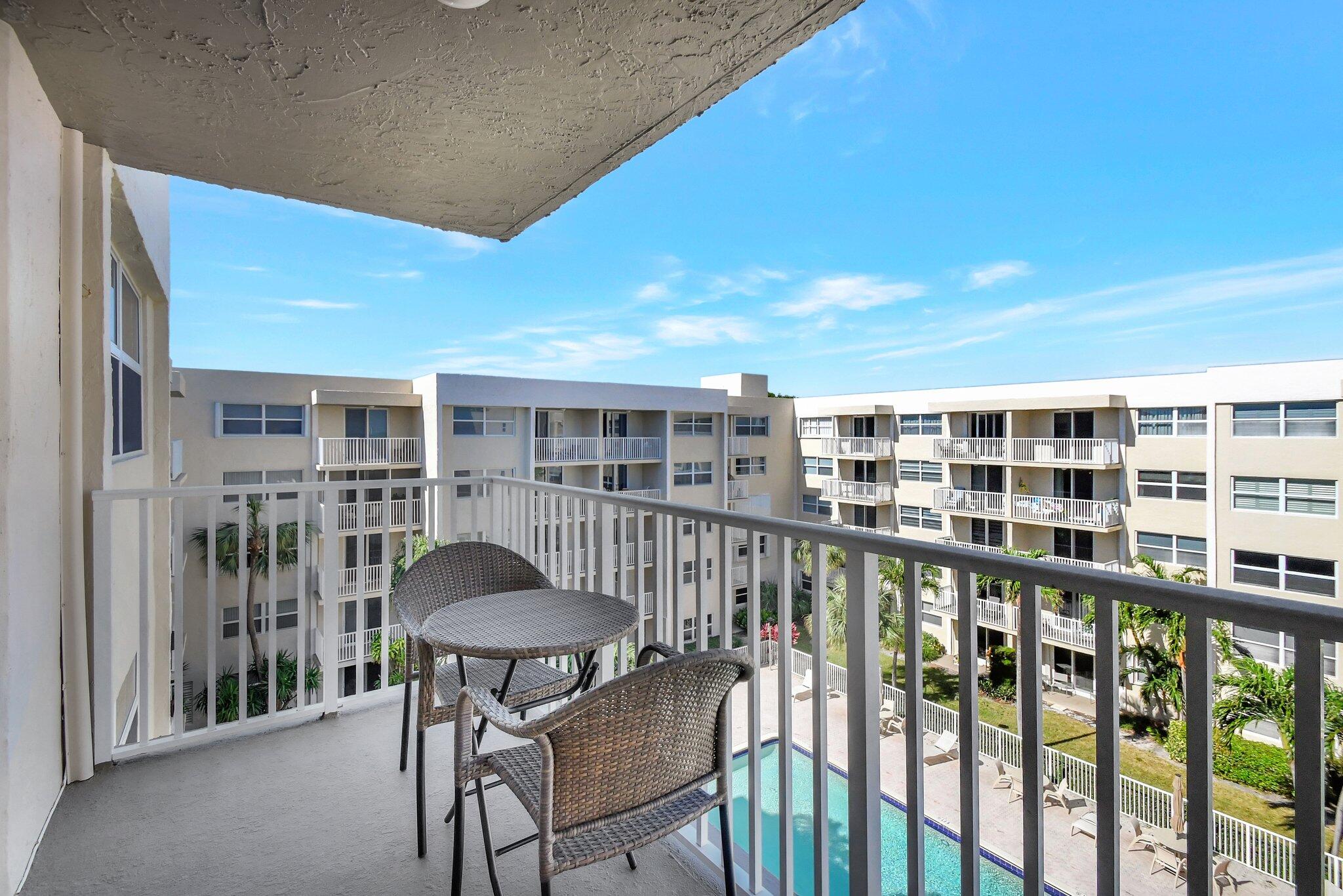 2929 South Ocean Boulevard, Unit 5040 Boca Raton, FL 33432 - Photo 30 of 35 Balcony